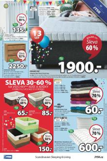 akční leták Jysk 1.9.2016-14.9.2016