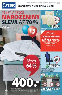 akční leták Jysk 8.9.2016-21.9.2016