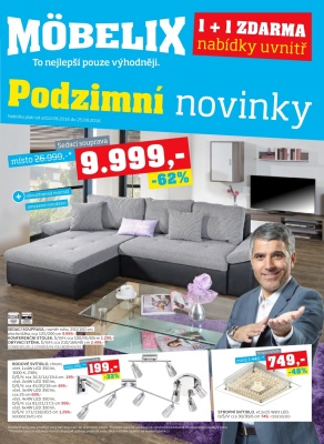 akční leták Möbelix 12.9.2016-25.9.2016