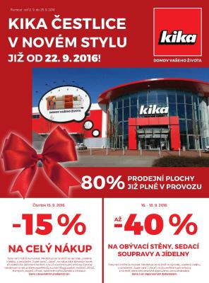 akční leták Kika nábytek 12.9.2016-25.9.2016