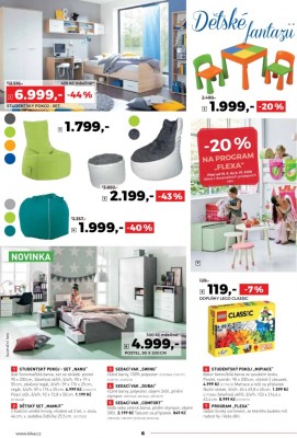 akční leták Kika nábytek 19.9.2016-9.10.2016