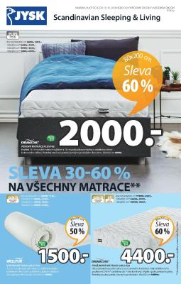 akční leták Jysk 6.10.2016-19.10.2016