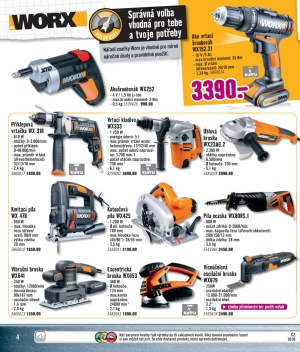 akční leták Hornbach 3.10.2016-31.1.2017