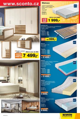 akční leták Sconto nábytek 9.11.2016-22.11.2016