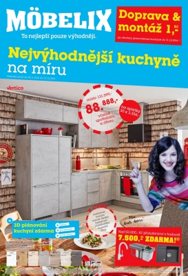 akční leták Möbelix 28.11.2016-31.12.2016