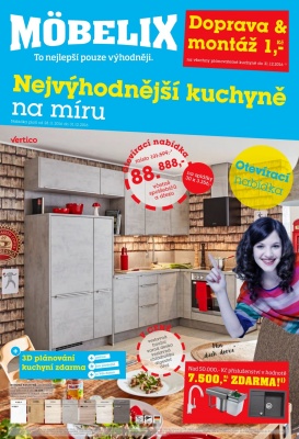 akční leták Möbelix 28.11.2016-31.12.2016