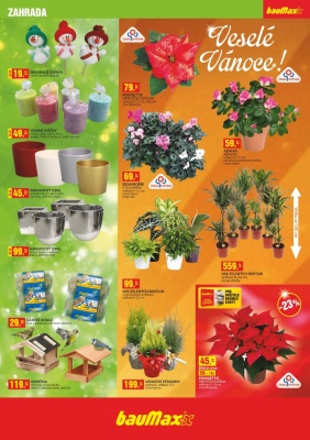 akční leták bauMax 8.12.2016-11.1.2017