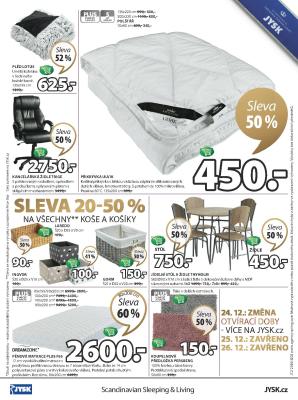 akční leták Jysk 8.12.2016-15.12.2016