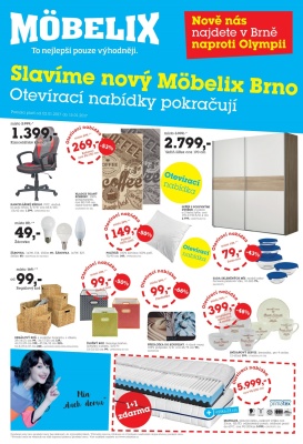 akční leták Möbelix 2.1.2017-15.1.2017