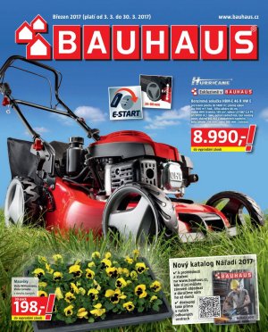 akční leták BAUHAUS 3.3.2017-30.3.2017