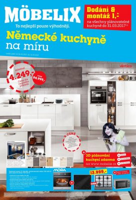 akční leták Möbelix 6.3.2017-31.3.2017