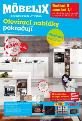 akční leták Möbelix 6.3.2017-31.3.2017
