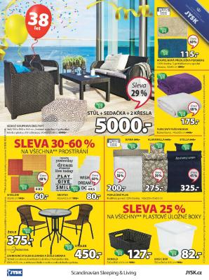 akční leták Jysk 30.3.2017-12.4.2017