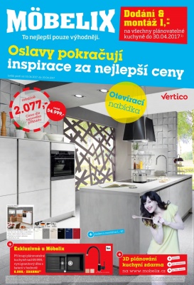 akční leták Möbelix 3.4.2017-30.4.2017