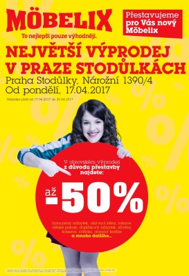 akční leták Möbelix 17.4.2017-30.4.2017