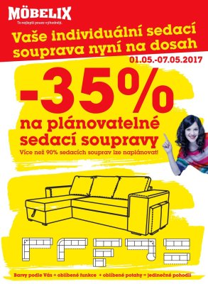 akční leták Möbelix 1.5.2017-7.5.2017