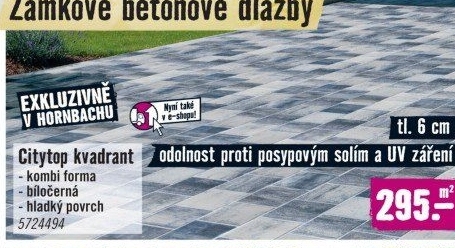 Betonová dlažba Citytop