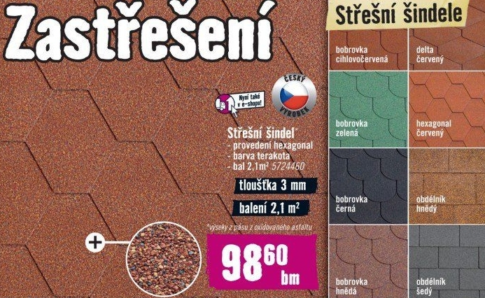 Asfaltový šindel Charvát