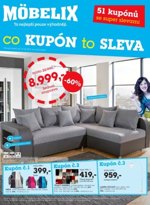 akční leták Möbelix 12.6.2017-25.6.2017