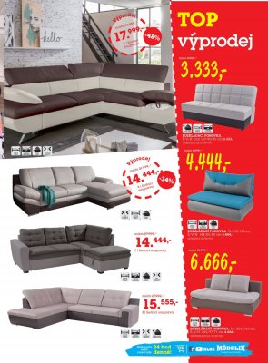 akční leták Möbelix 26.6.2017-9.7.2017