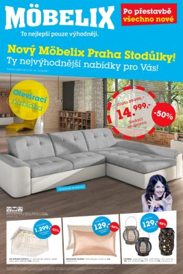 akční leták Möbelix 31.7.2017-13.8.2017
