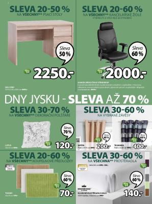 akční leták Jysk 10.8.2017-23.8.2017