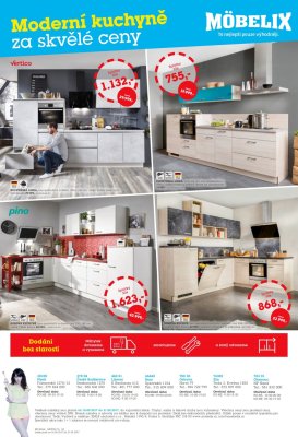 akční leták Möbelix 14.8.2017-31.8.2017