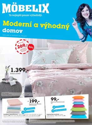 akční leták Möbelix 14.8.2017-27.8.2017