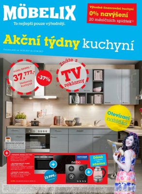 akční leták Möbelix 14.8.2017-27.8.2017