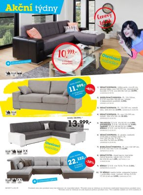 akční leták Möbelix 28.8.2017-10.9.2017