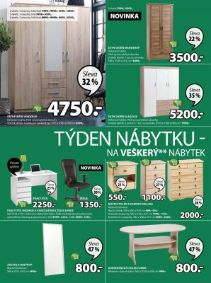 akční leták Jysk 31.8.2017-13.9.2017
