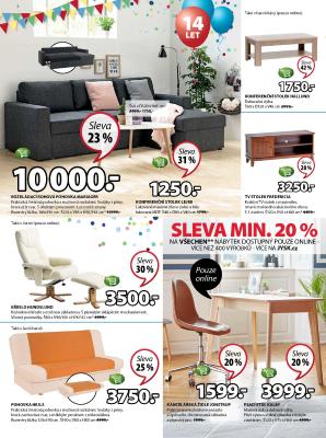 akční leták Jysk 7.9.2017-20.9.2017