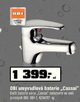 OBI umyvadlová baterie „Cassai“