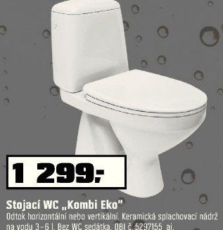 Stojací WC „Kombi Eko“