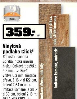 Vinilová podlaha Click