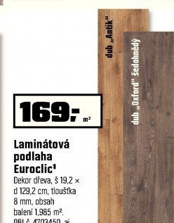 Laminátová podlaha Euroclic