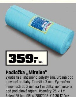 Podložka „Mirelon“