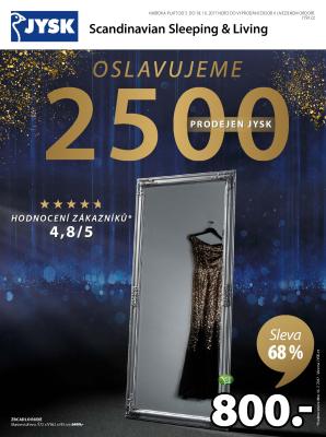 akční leták Jysk 5.10.2017-18.10.2017