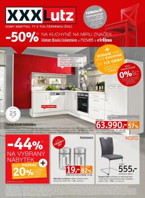 akční leták XXXLutz 9.10.2017-22.10.2017