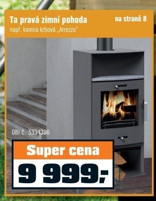 Krbová kamna Arrezzo 7 kW