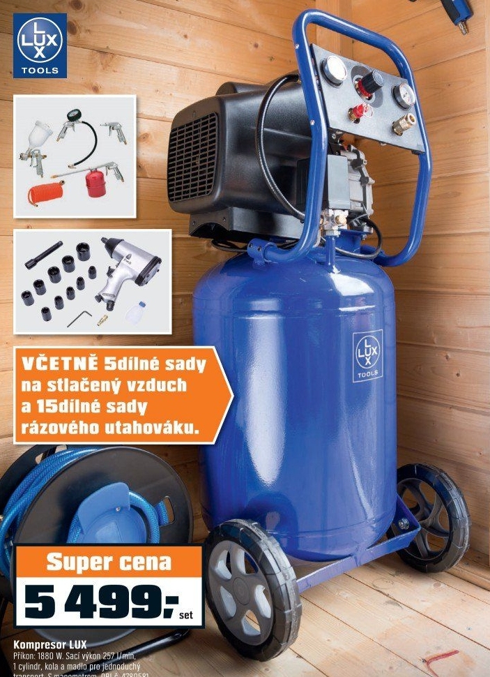 LUX Kompresor 50 l KPS - 50 / 257