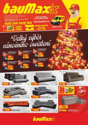 akční leták bauMax 1.11.2017-30.11.2017
