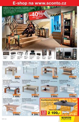 akční leták Sconto nábytek 29.11.2017-27.12.2017