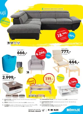akční leták Möbelix 18.12.2017-31.12.2017