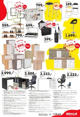 akční leták Möbelix 2.1.2018-14.1.2018