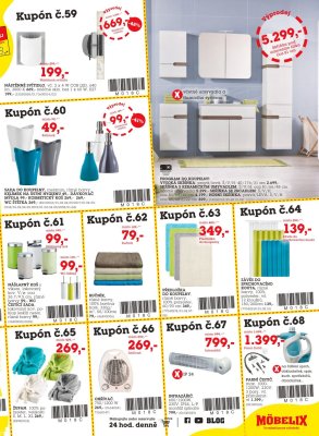 akční leták Möbelix 15.1.2018-28.1.2018