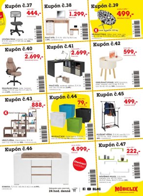 akční leták Möbelix 15.1.2018-28.1.2018