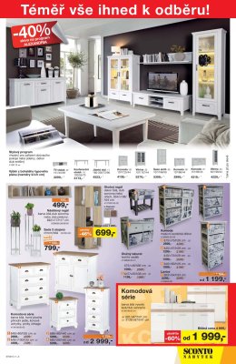 akční leták Sconto nábytek 24.1.2018-13.2.2018