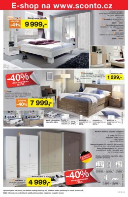 akční leták Sconto nábytek 24.1.2018-13.2.2018