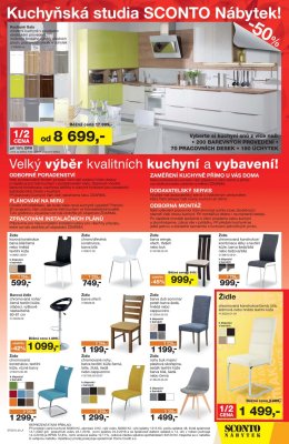 akční leták Sconto nábytek 24.1.2018-13.2.2018